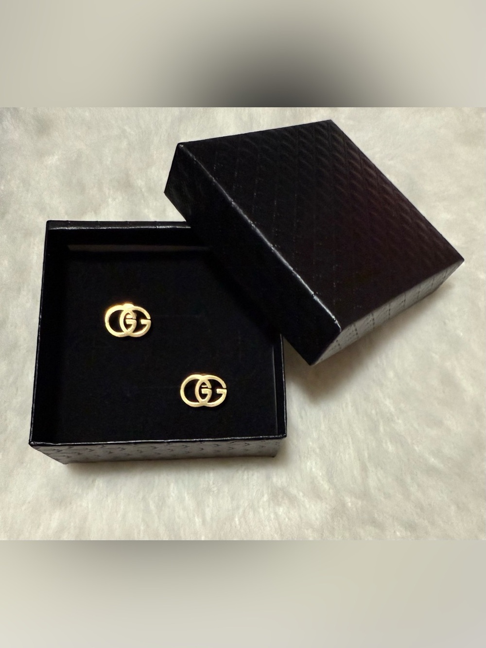 Gold-tone Double-G Logo Stud Earrings - Women's Jewelry